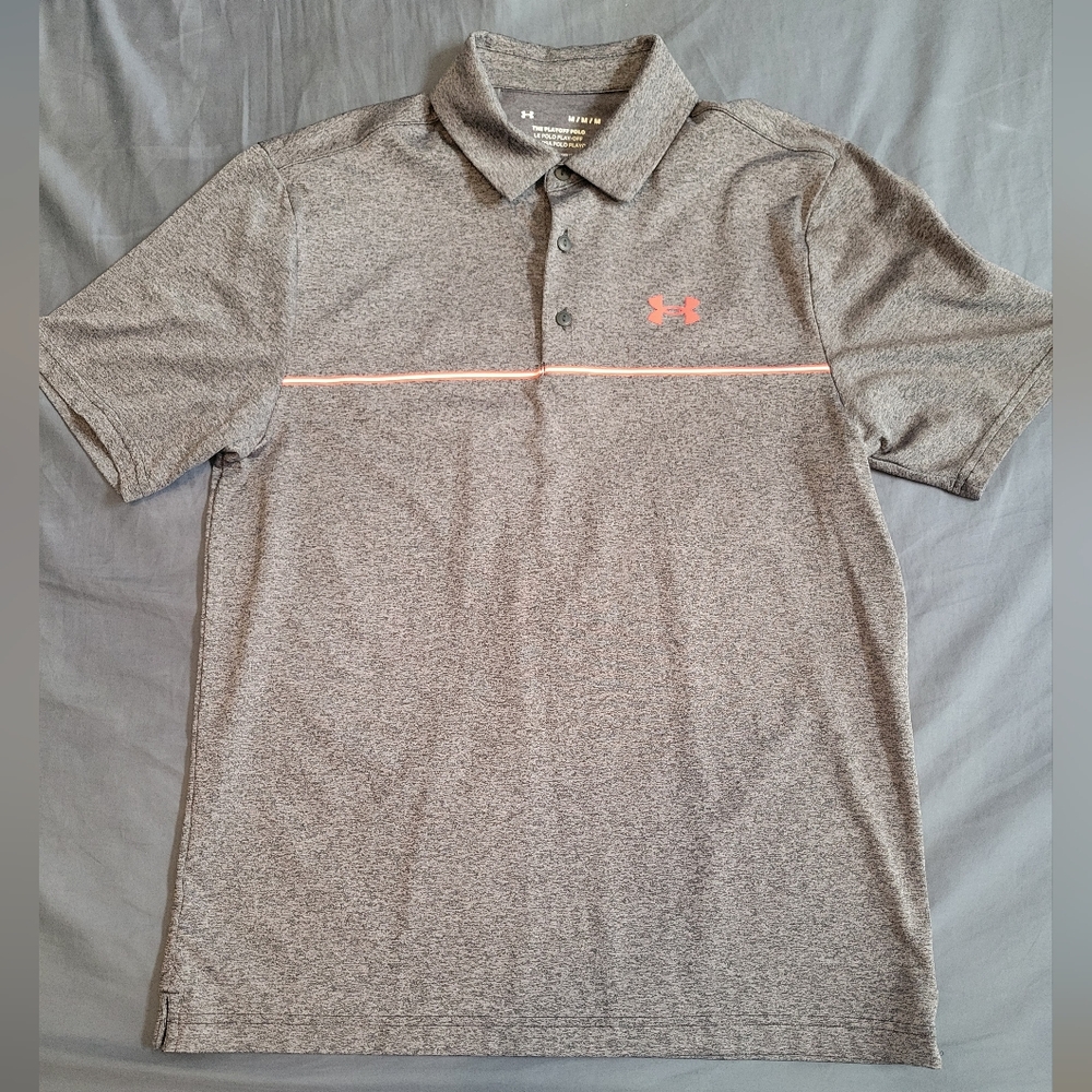 Under Armour Men's Gray Polo Shirt